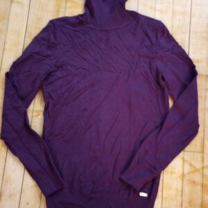Calvin Klein Rich Purple Turtleneck Sweater
